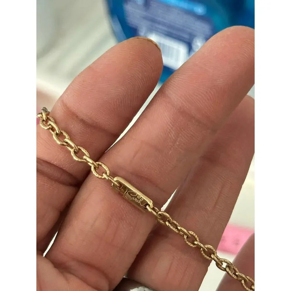 Sarah Coventry Outer Goldtone Sunburst Charm Necklace - Picture 5 of 5